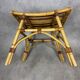 1970s rattan stool from the south of France