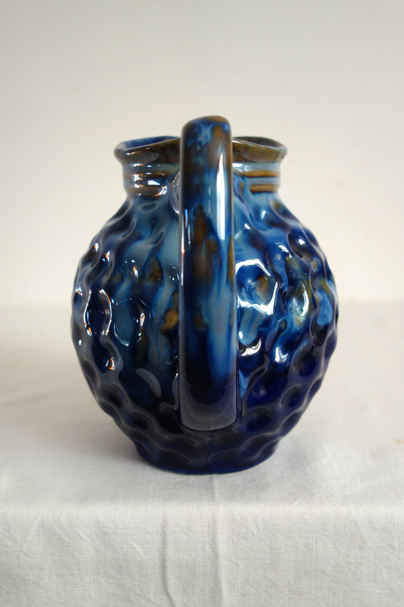 Old vintage bistro ceramic pitcher