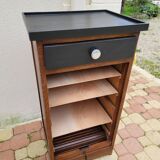 Vintage curtain binder cabinet