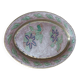 Oval enamelled plate signed A Schelde