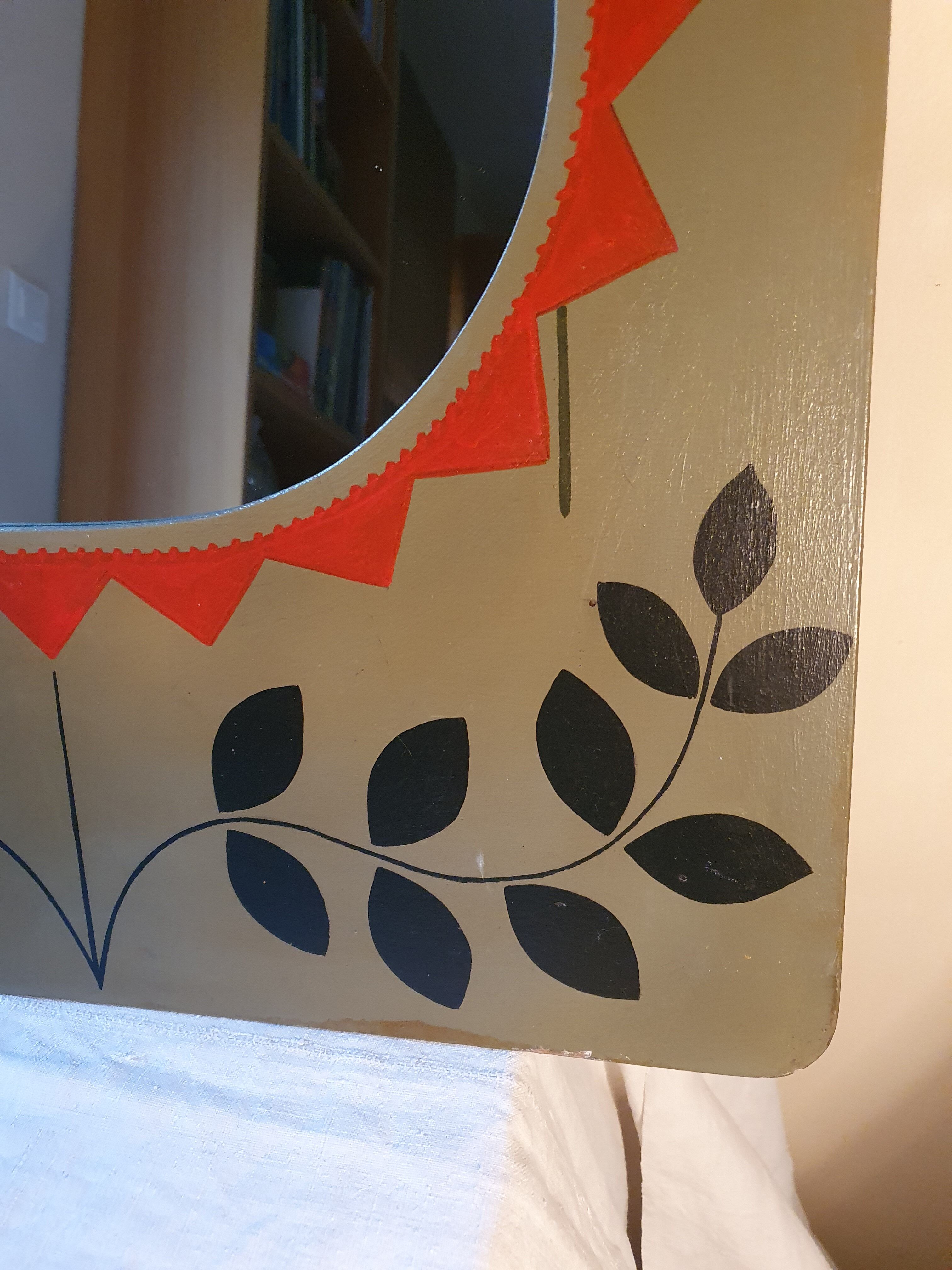 Mirror frame painted 1960