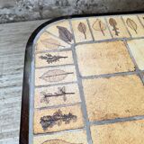 Capron “herbarium” oval coffee table