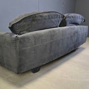 Velvet sofa by Saporiti Italia, 1980s