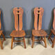Vintage dining chairs by Depuydt, Belgium, 1960s