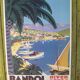 Carton publicitaire "port de Bandol" 65.5 x 46