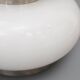 Table lamp with double white glass diffuser, 1970s