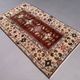 Turkish Milas rug 116x200 cm handmade vintage carpet Ushak 2573