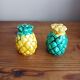 Pineapple salt and pepper shaker duo in slip