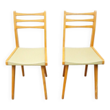 2 chaises bois