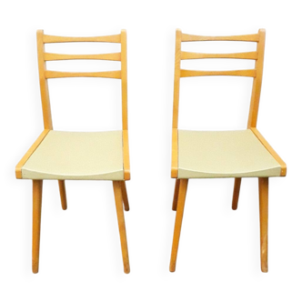 2 chaises bois