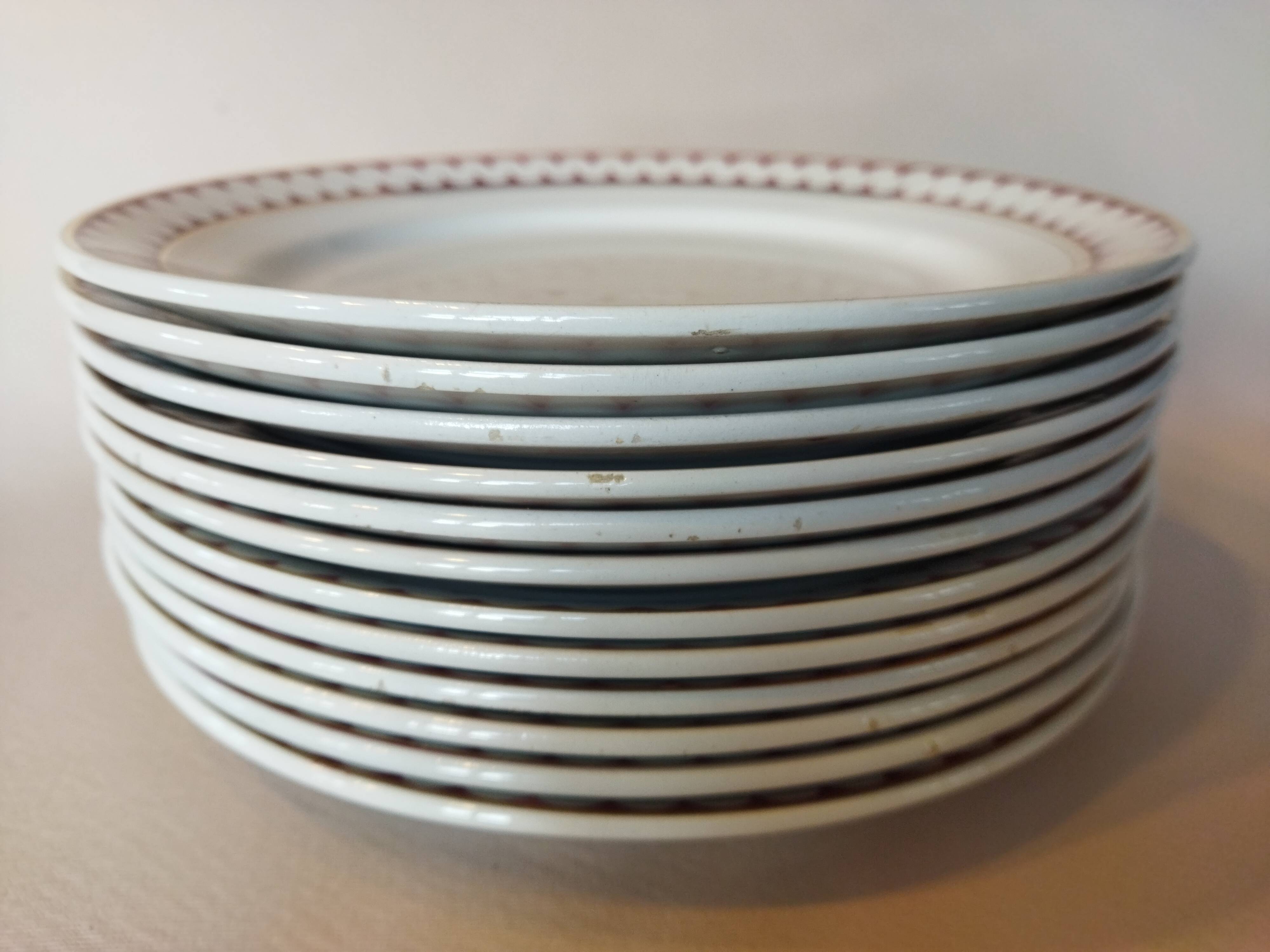 12 flat plates K&G Lunéville, Madrigal model