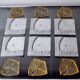 Lot de 6 dessous de verres brutalistes par Art3, 1970