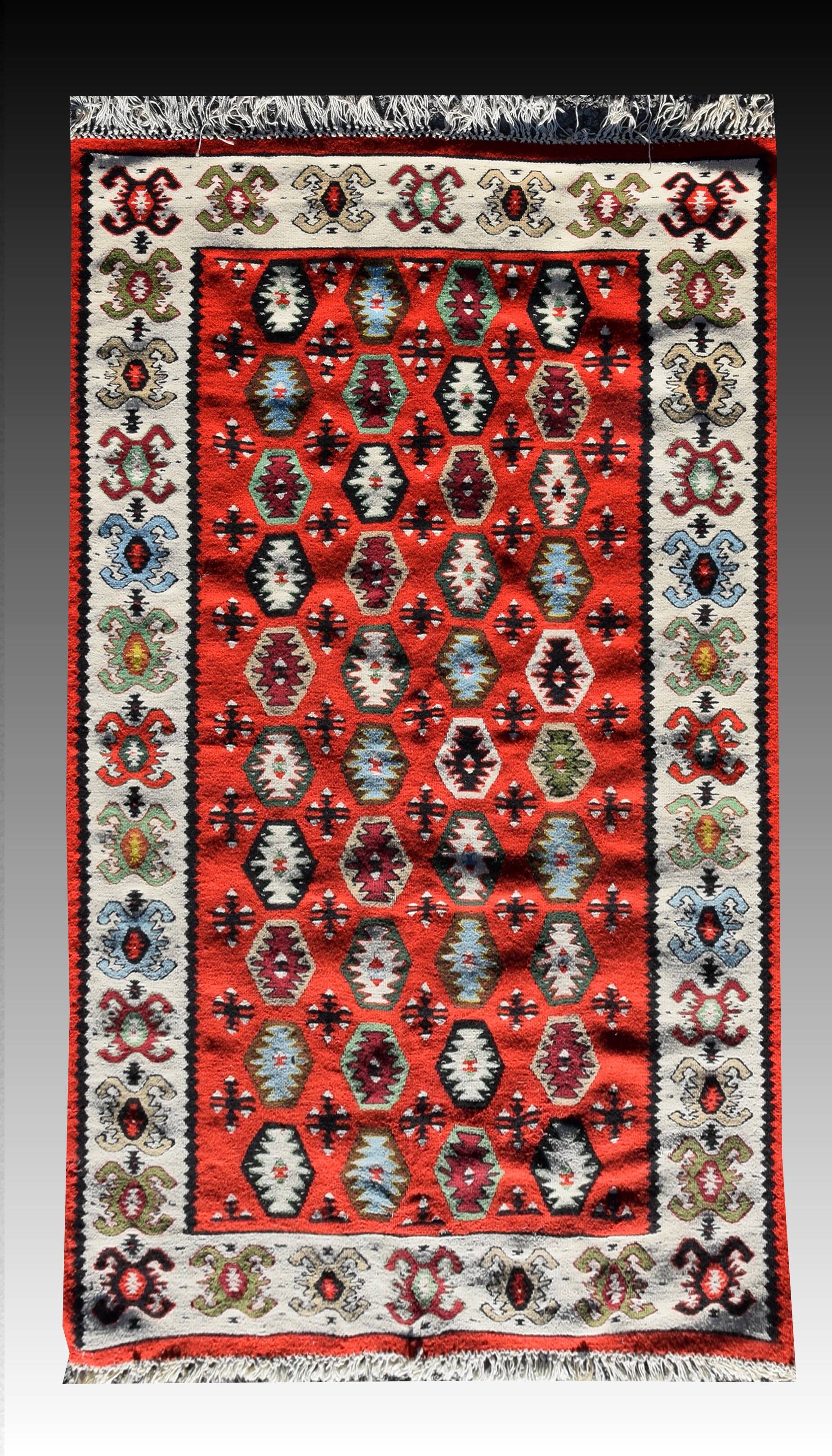 Turkish kilim rug: 1.00 x 1.55 metres