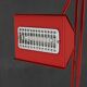 1980s Halogen Red Floor Lamp, Italy