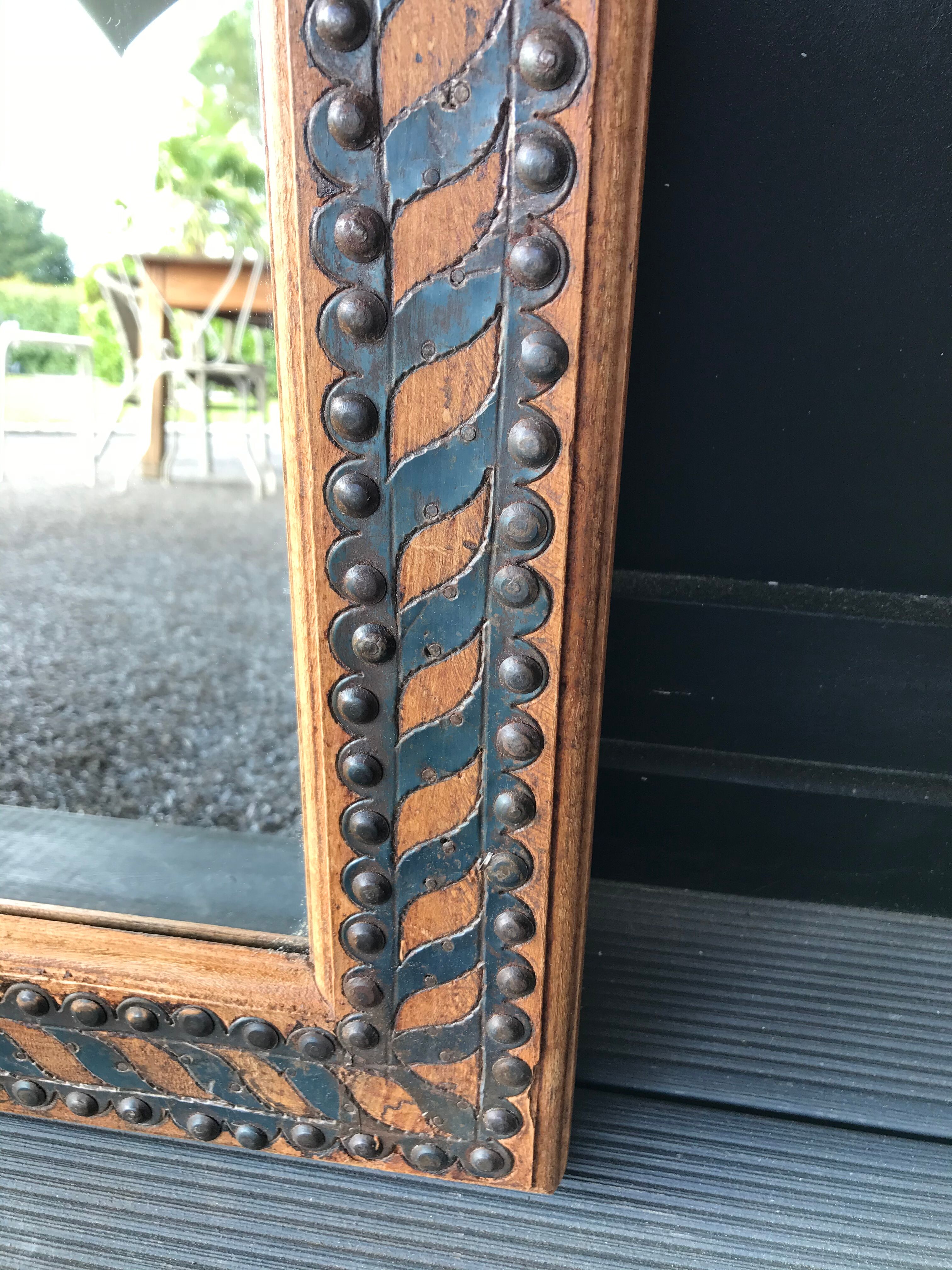 Mirror wood and fittings