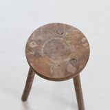 Wooden tripod stool
