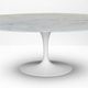 Original oval Knoll Tulip (244x137) Calacatta Gold (Oro) Eero Saarinen