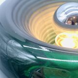 Lampe verte en verre de Murano, space age, 1970