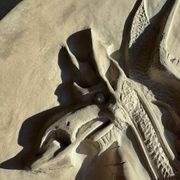 Dragon en plâtre par Walter De Buck