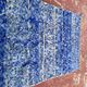 Moroccan Berber rug in royal blue 250x150 cm – geometric pattern – handmade