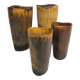 Set of 4 ceramic vases in mid-century modern style by Gunnar Nylund, Rörstrand, Sweden.