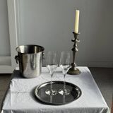 Vintage silver-plated champagne bucket H19