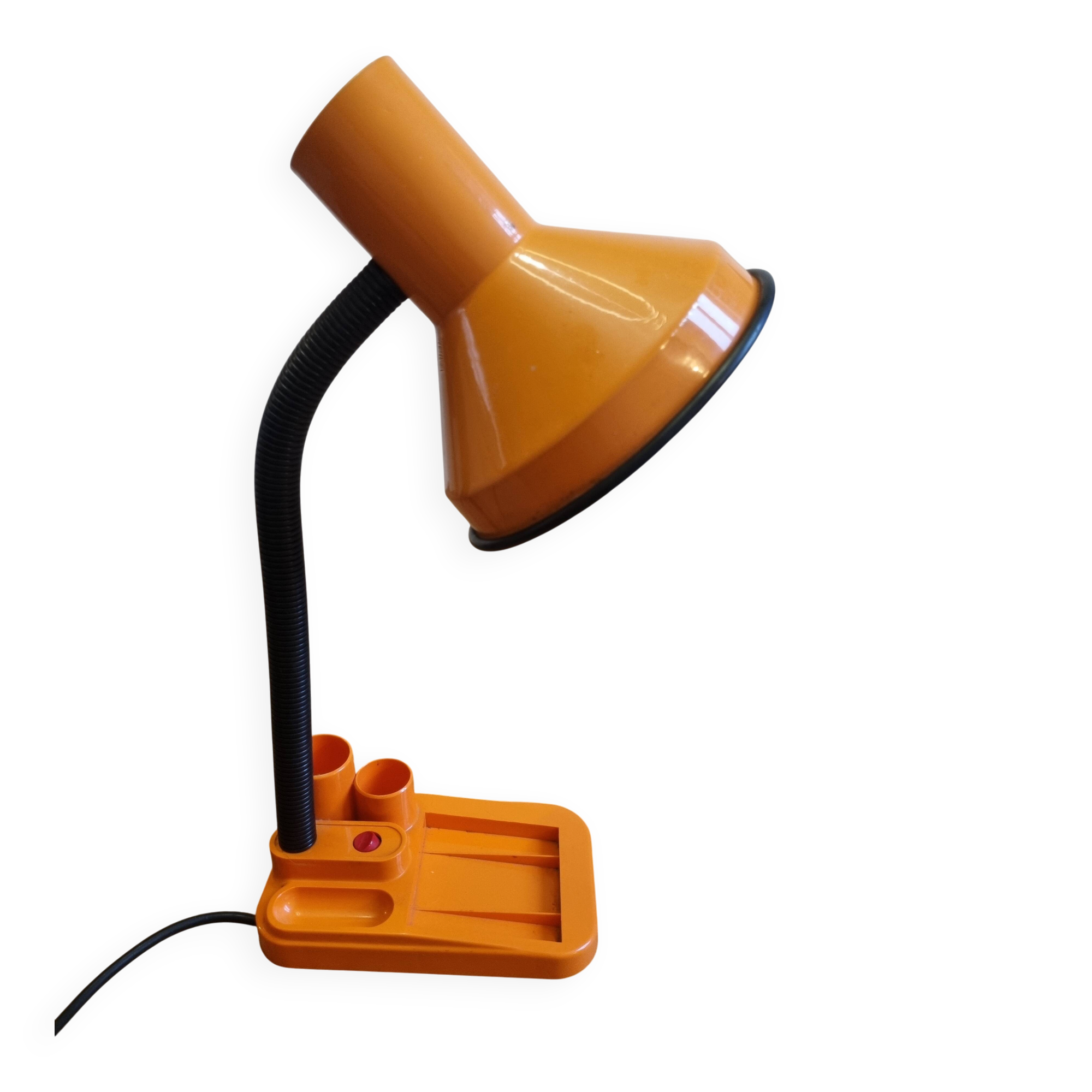 70s orange pop lamp