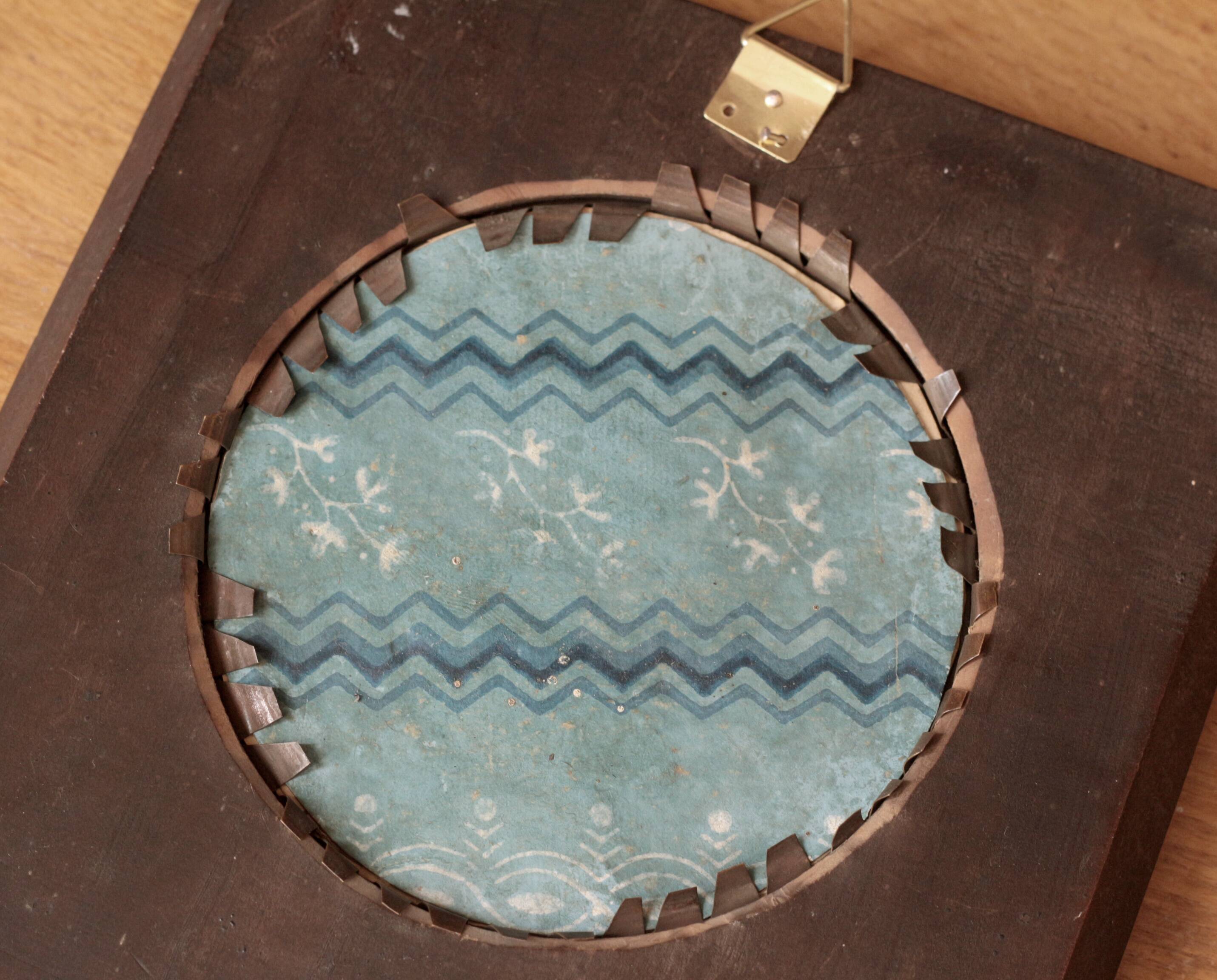 Painting. Portrait of an ancestor. 1847. Gouache on cardboard.