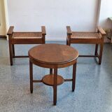 Amsterdam School/Art Deco Hallway Furniture Set, 1930s