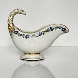 KPM Berlin porcelain sauce boat with tray | Early 19th century