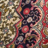 Tapis persan fait à la main en laine rouge 283x420cm