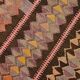 3x10 Pink & Brown Tribal Kilim Runner Rug, 88x313Cm