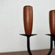 Scandinavian Teak Chandelier in Mid-Century Rope Shape, 1960s
