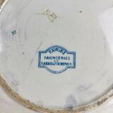 5 mismatched plates Terre de fer 1900