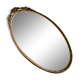 Golden cast iron mirror