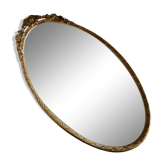Miroir doré en fonte