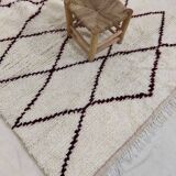 Handcrafted moroccan berber rug 178 x 152 cm