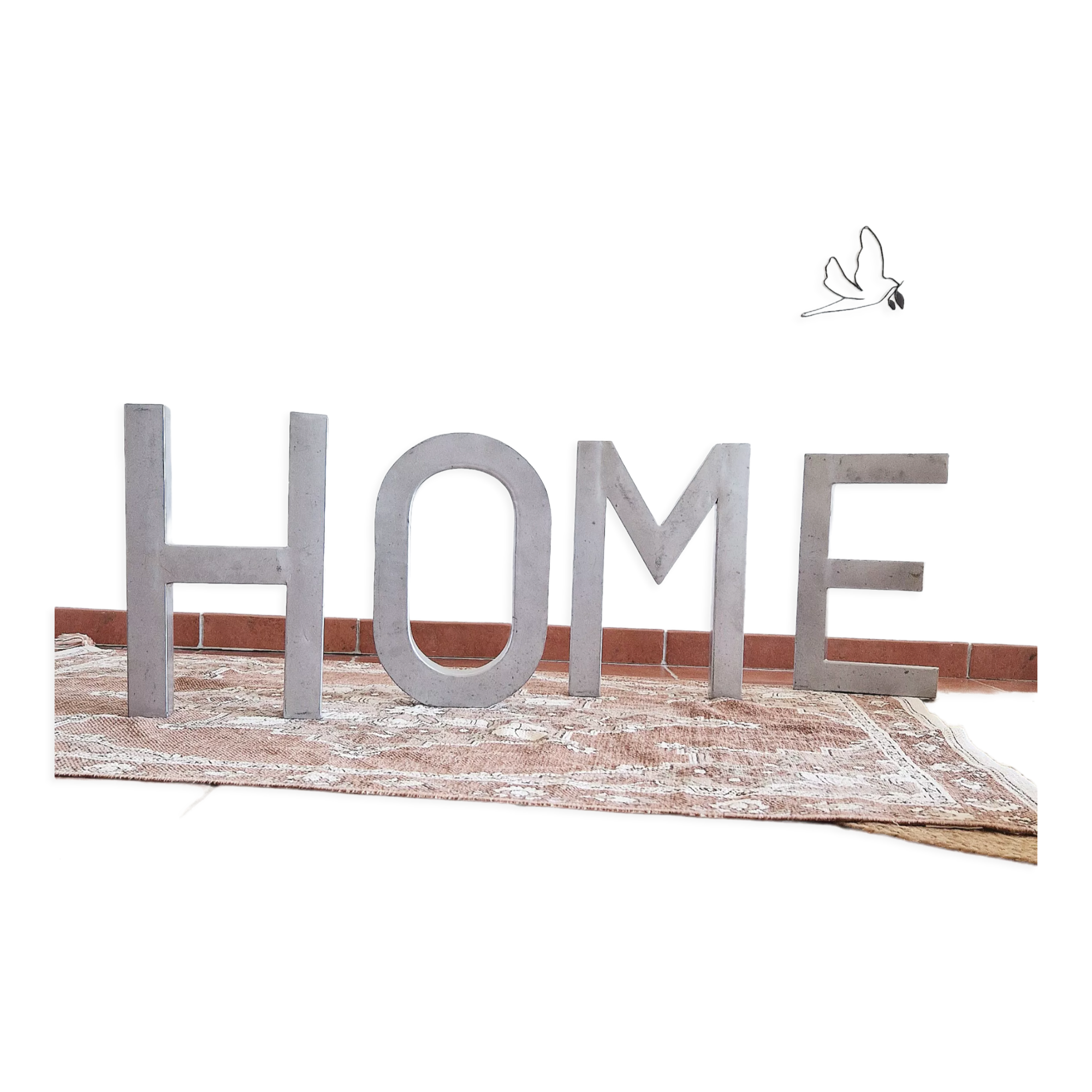 Sign letters 'HOME'