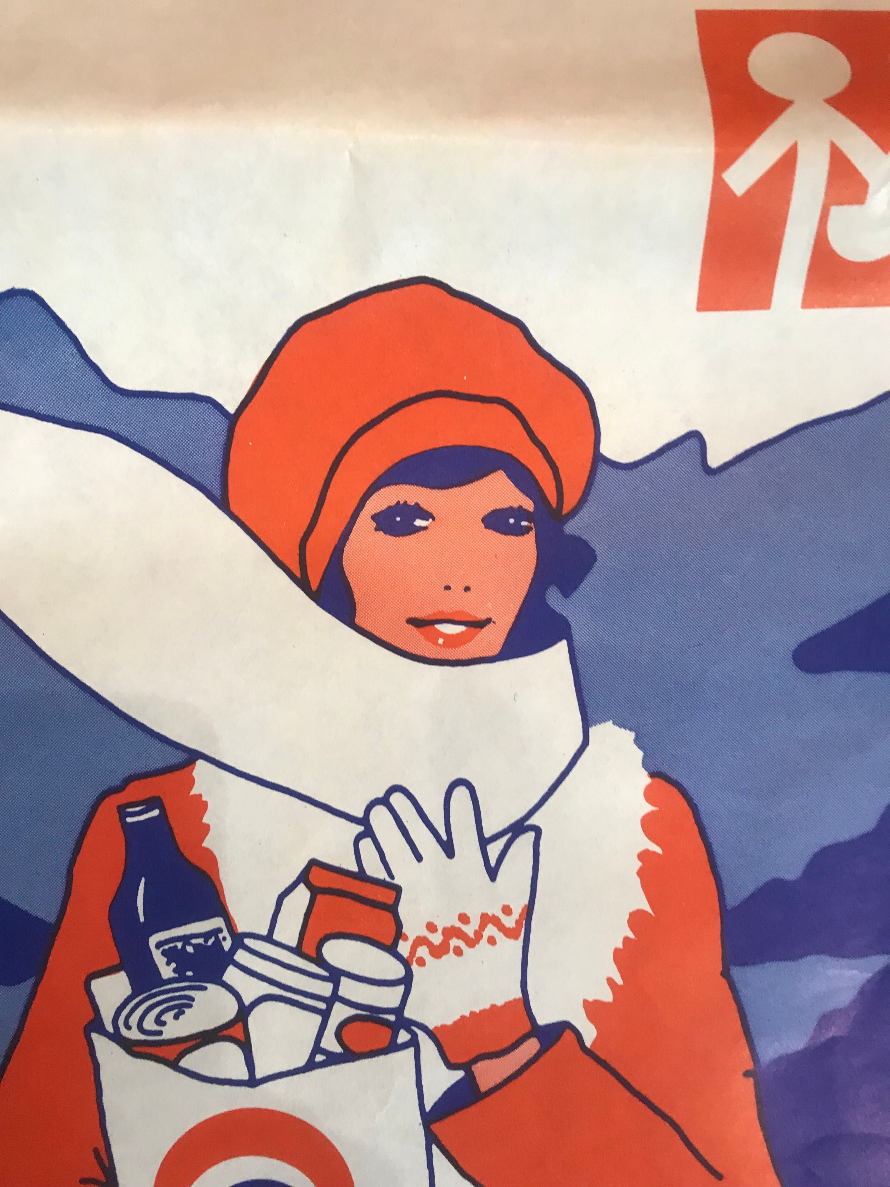 Vintage Codec Delacre advertising poster