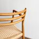 Fauteuil rare modèle 62 par Niels O. Møller en chêne, Danemark