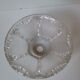 Vintage molded glass globe lamp shade