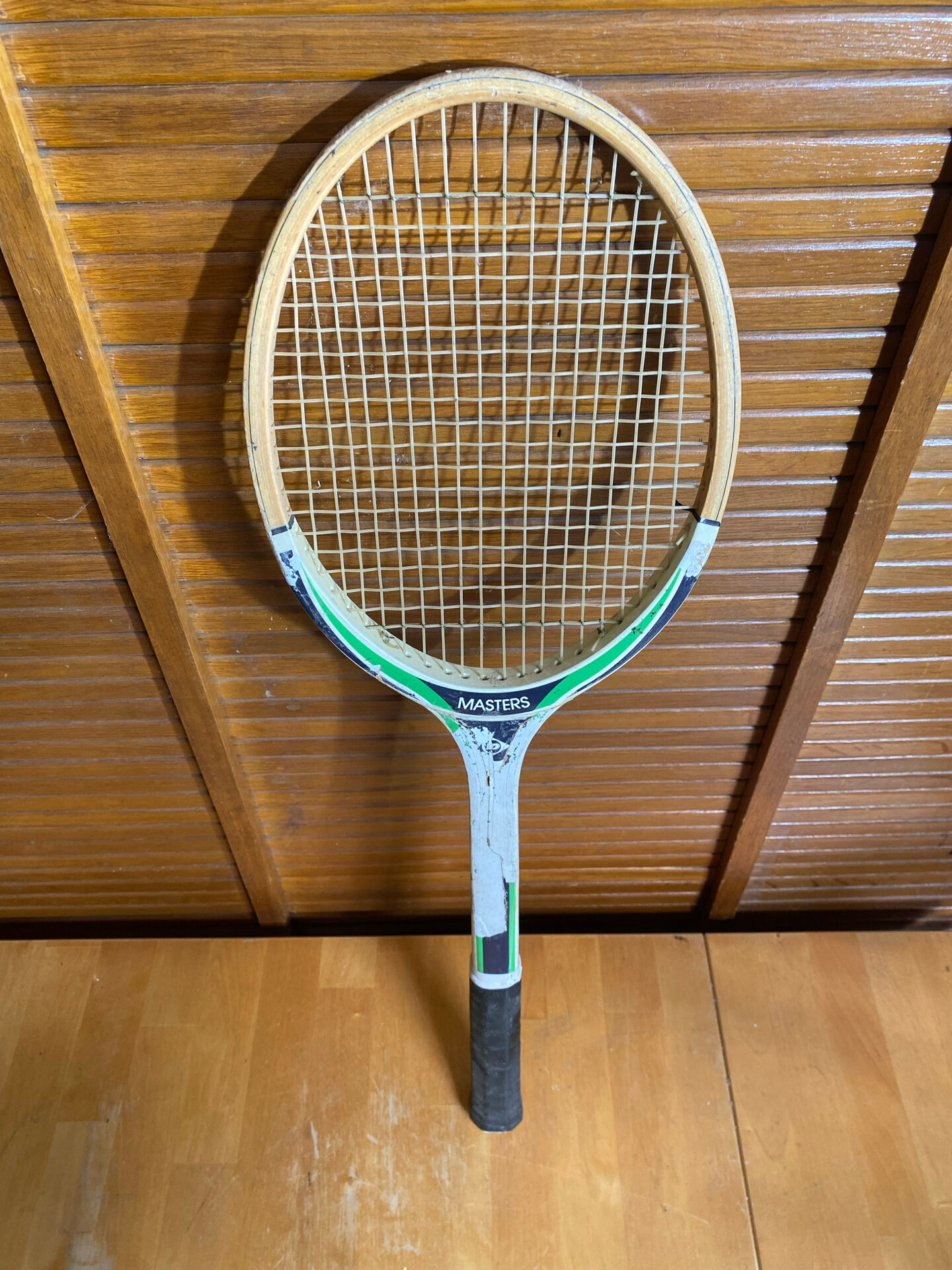 Vintage DUNLOP Master Wooden Tennis Racket #E232