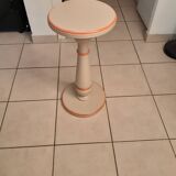 Old wooden pedestal table