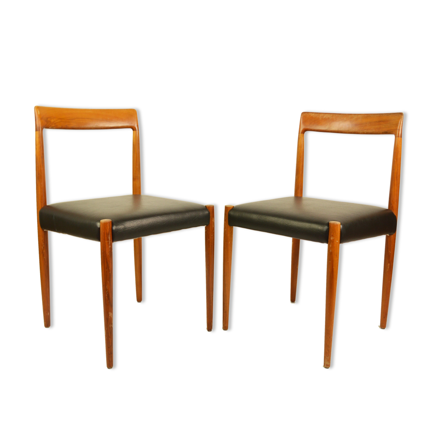 Pair of chairs by L & H. Lubke, Germany, 1960s