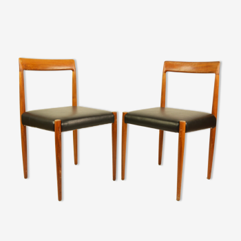 Pair of chairs by L & H. Lubke, Germany, 1960s