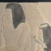 Copy of an Egyptian relief cast from the Louvre.