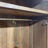 English oak wardrobe from the early 20th century.