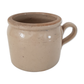 Old terracotta butterpot