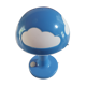 Lampe vintage ikea forme champignon avec matif nuage blanc et bleu ikea skojig année 90  ampoule man