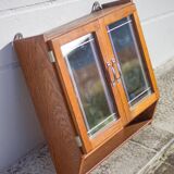 Art deco bathroom cabinet, vintage art deco wall-mounted Medicine Cabinet, 2 doors